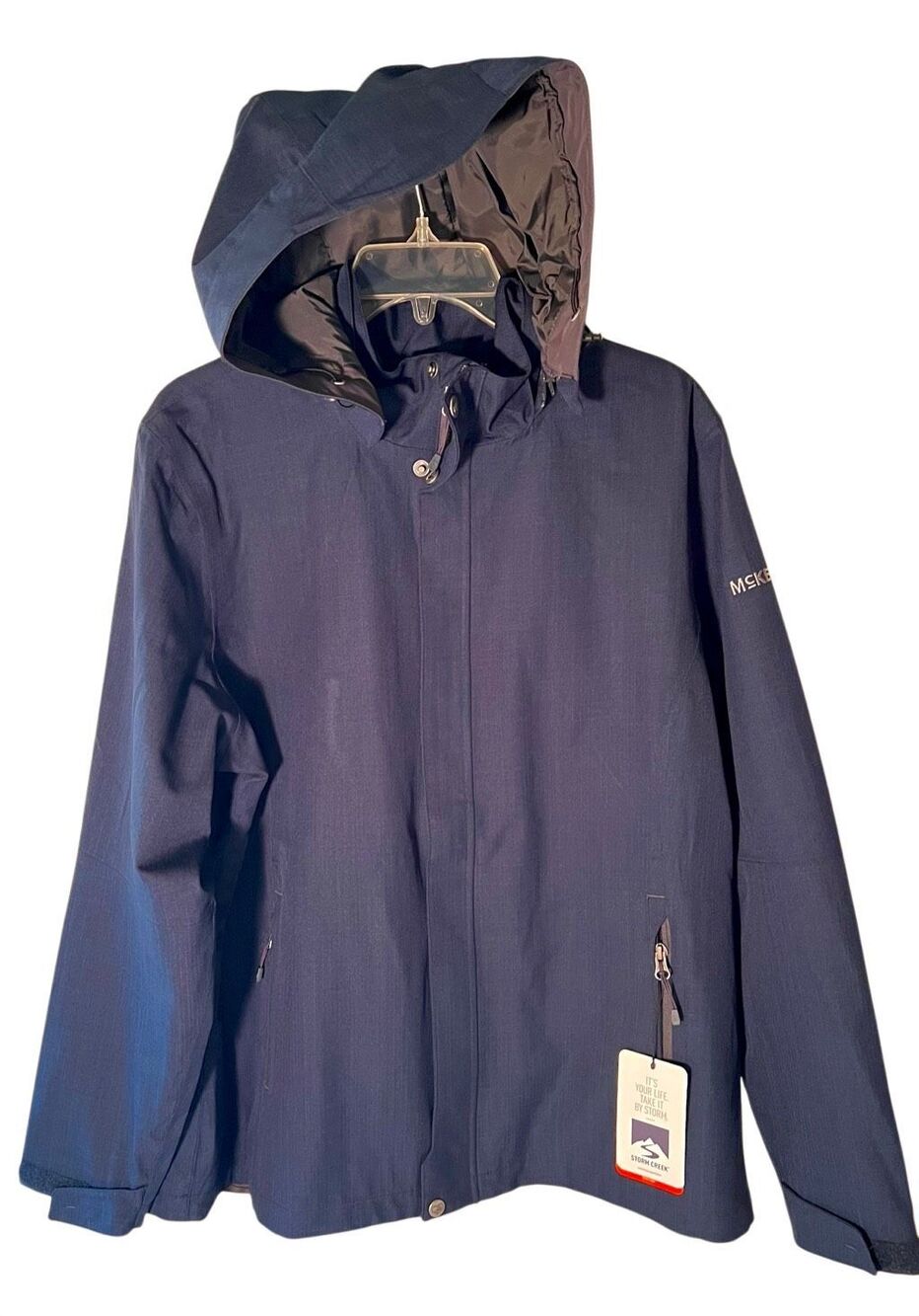 Storm Creek Women's XL Executive All-Season Waterproof Jacket Navy McKesson NWT